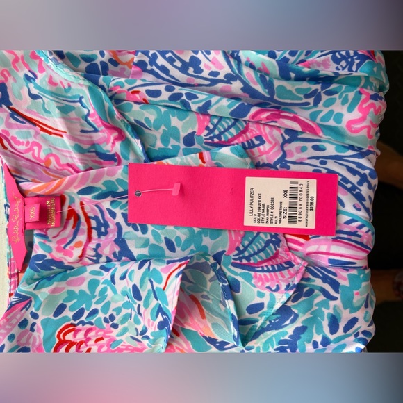 Lily Pulitzer Zana Romper Multi Treasure Trove - Picture 5 of 5